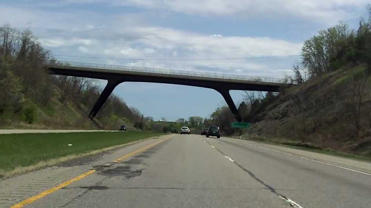 Wheeling Bypass (Interstate 470 - Ohio) eastbound