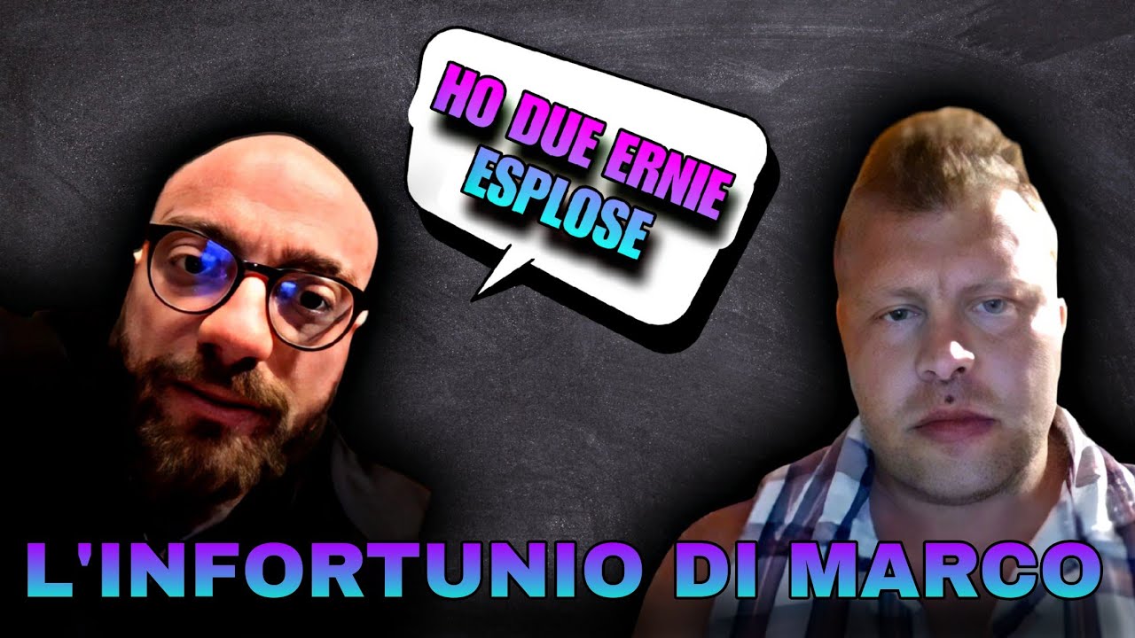 MARCO SARCONE e il GRAVE INFORTUNIO alla schiena
