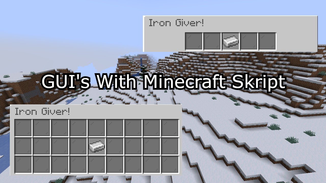 Skript GUI Tutorial | Minecraft Skript Tutorial 2024