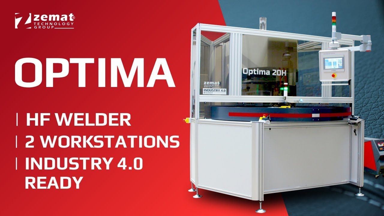 OPTIMA | Two workstation automatic turntable HF welder, automotive Industry