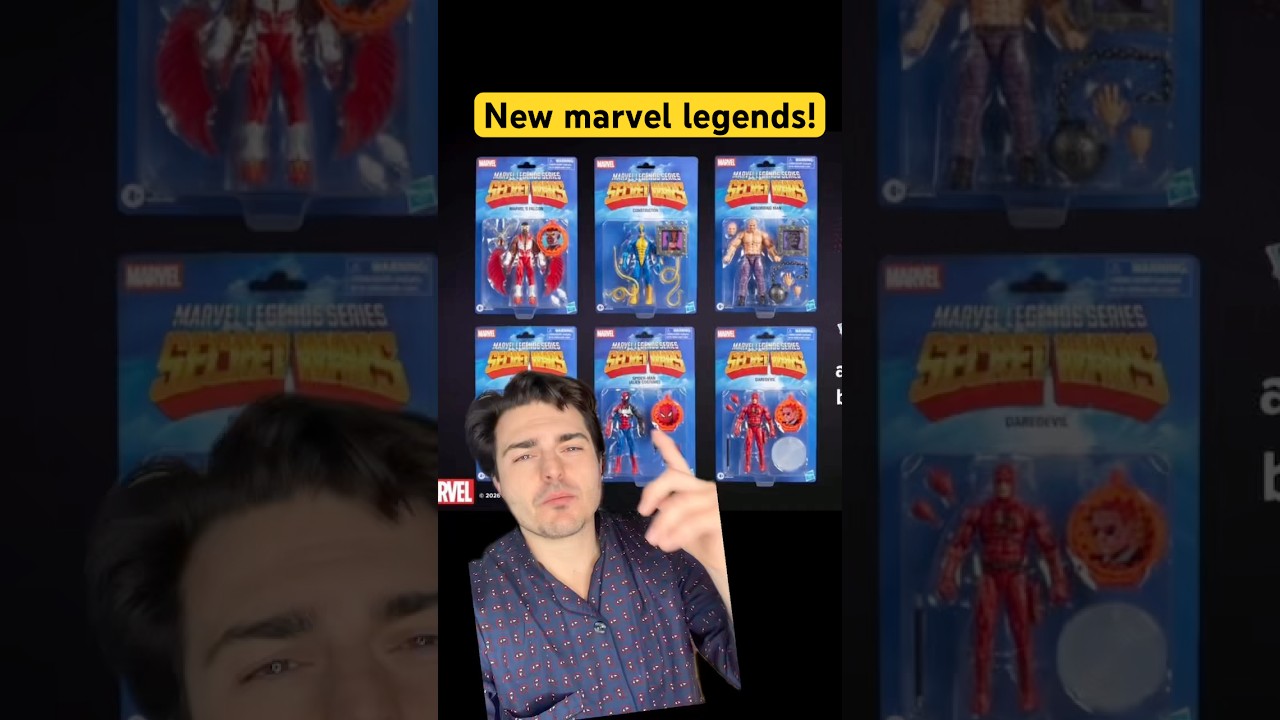All of the Hasbro livestream marvel legends action figure  toy news