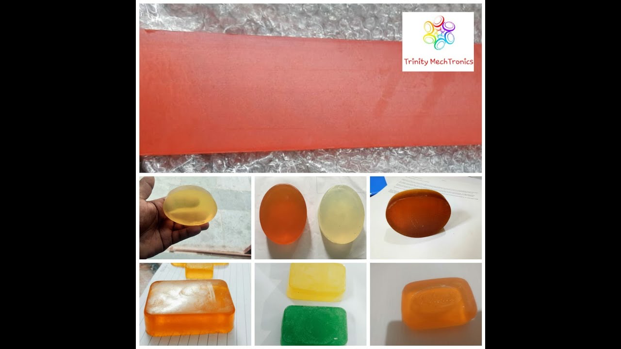 Transparent Soap Making in Melt & Pour #Cutting #Stamping Machine #Trinity MechTronics #India.