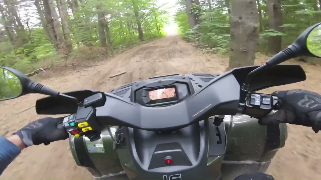 Can Am Outlander 650xt, Solo ride, Limerick Forest Ontario