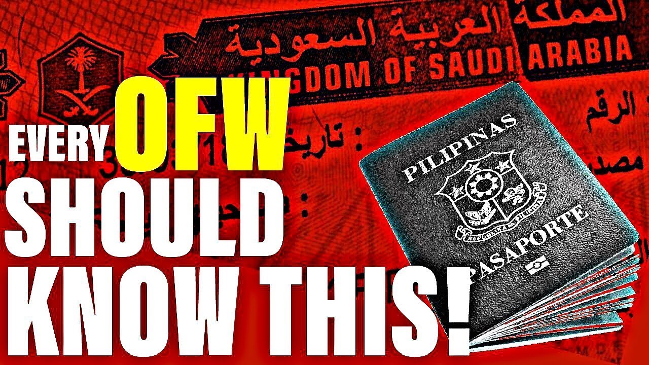 MGA DAPAT TANDAAN KAPAG FINAL EXIT SA SAUDI ARABIA
