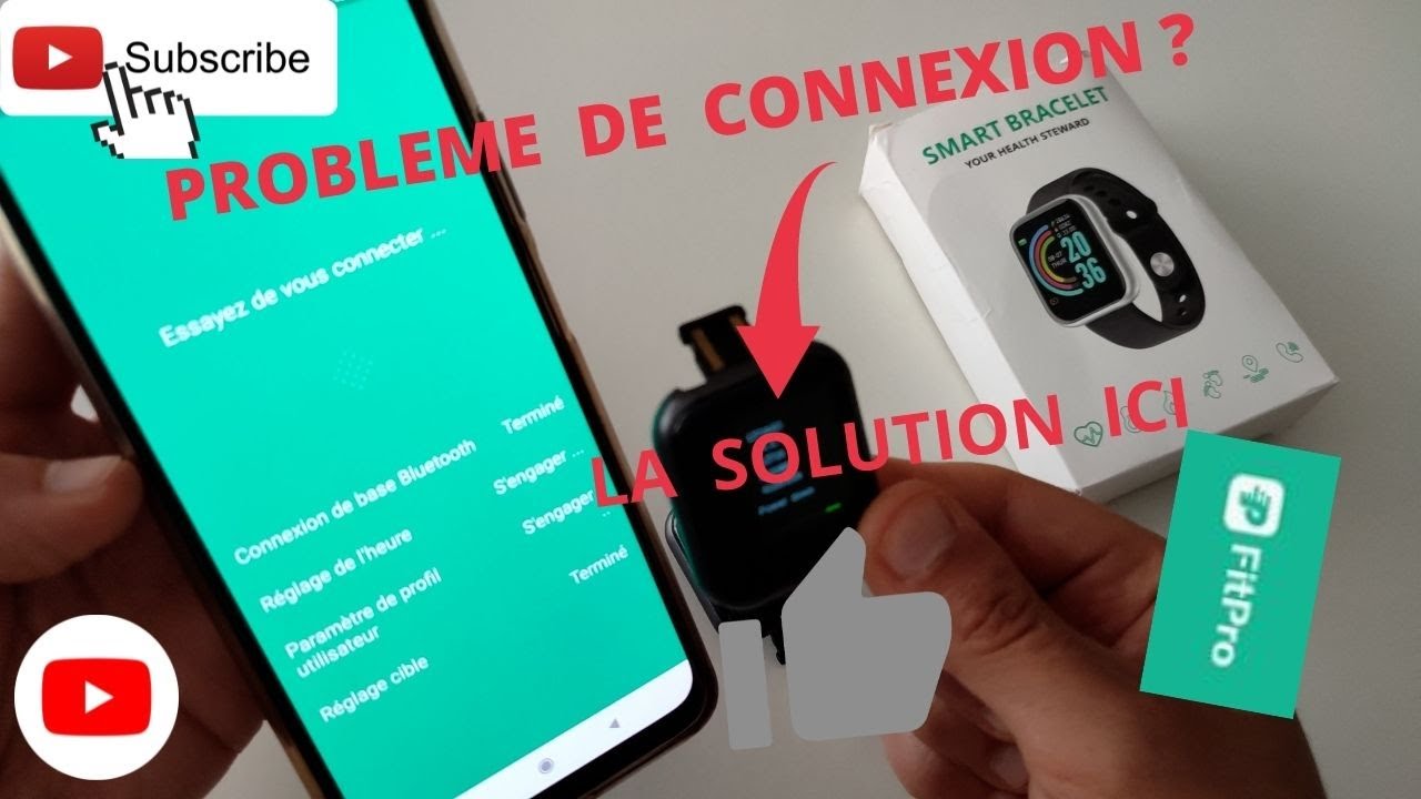 Comment remédier aux problèmes de synchronisation Fitpro ? Problèmes connexion # Fitpro # s'engager