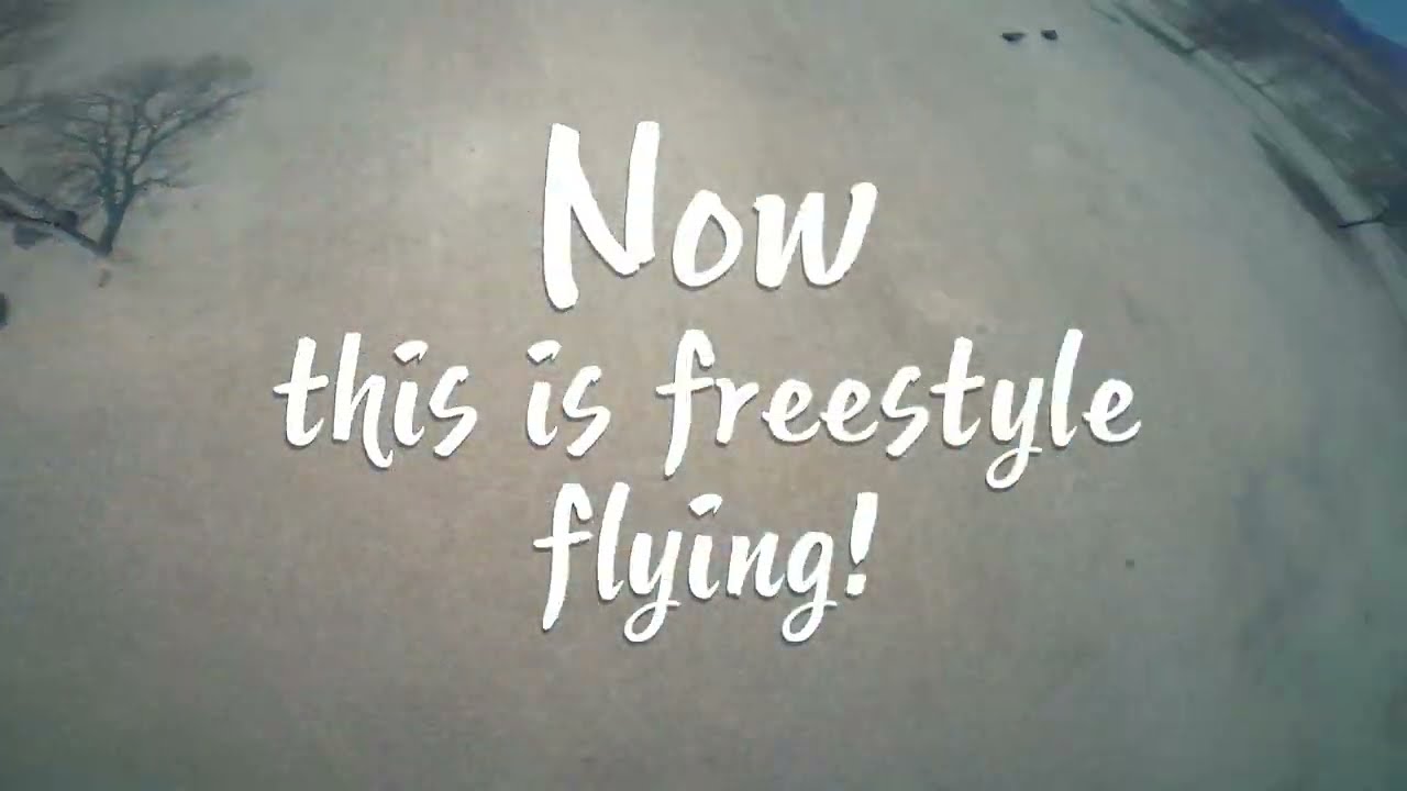 Now this is freestyle flying!!