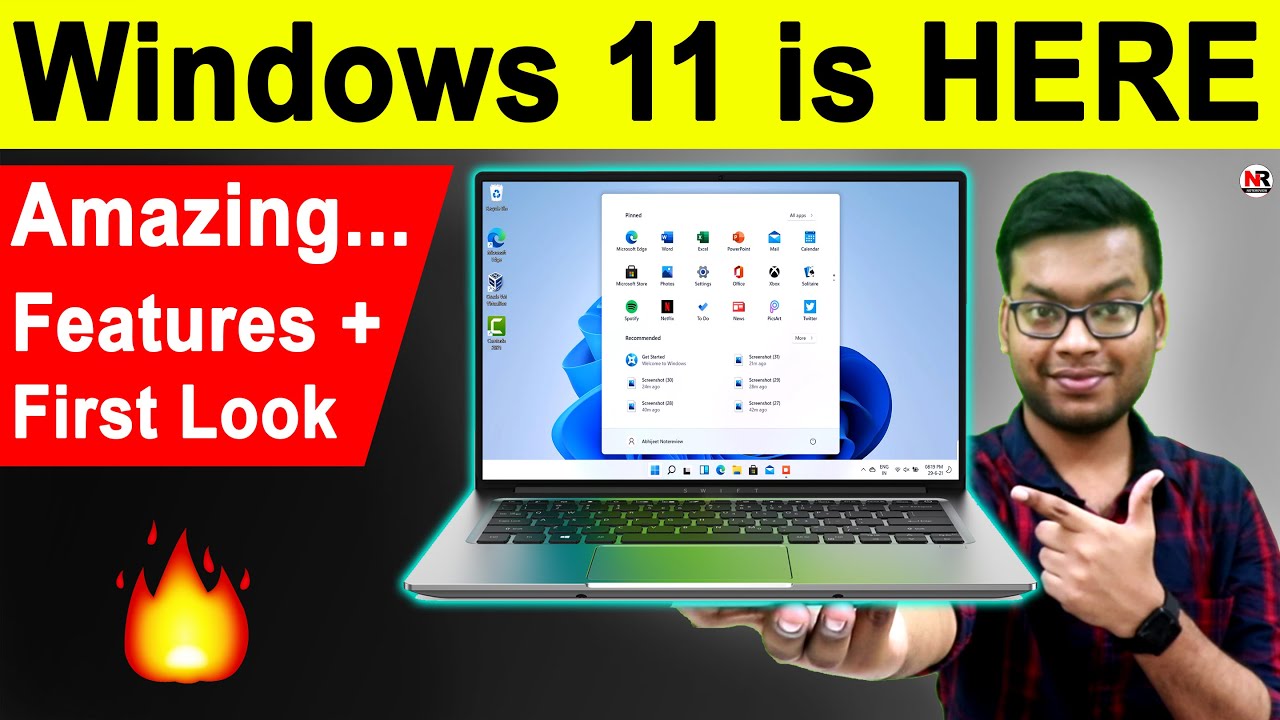 Windows 11 Features 😍😍 Windows 11 First Look | Windows 11 Release Date | Windows 10 vs Windows 11