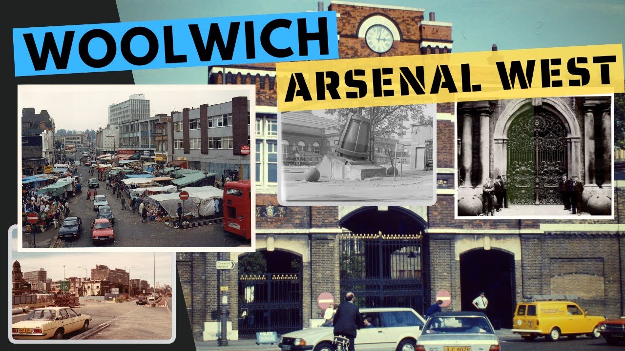 1960s - 1980s, Woolwich MARKET, gatehouse area, Royal Arsenal WEST - random slideshow 1...