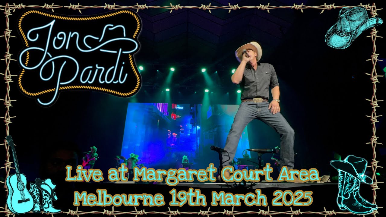 Jon Pardi, Live at Margaret Court Area Melbourne 19th March 2025