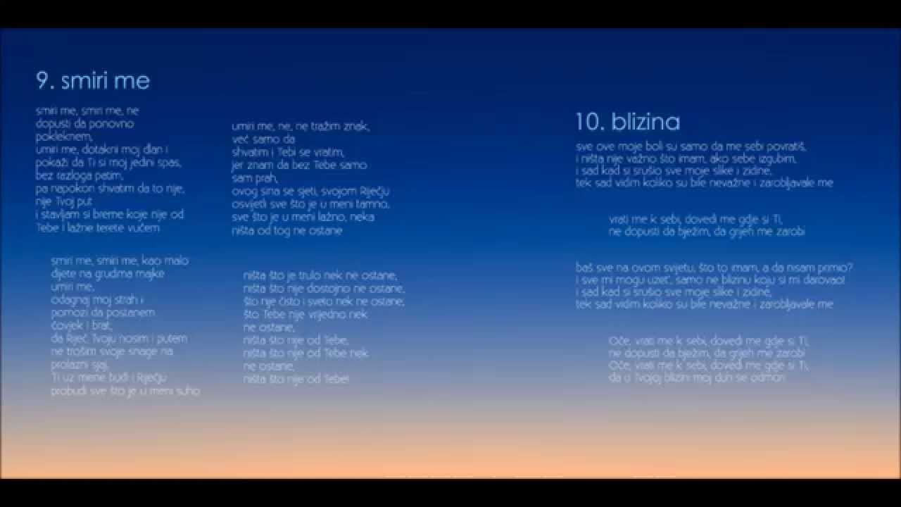 Smiri me - fra Marin Karačić
