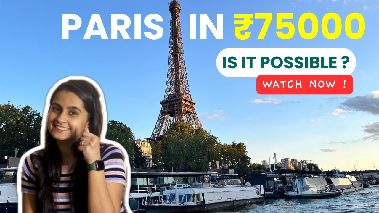 Paris Travel Guide | 3 days detailed itinerary in ₹75000 | With Cost and Stay in Hindi