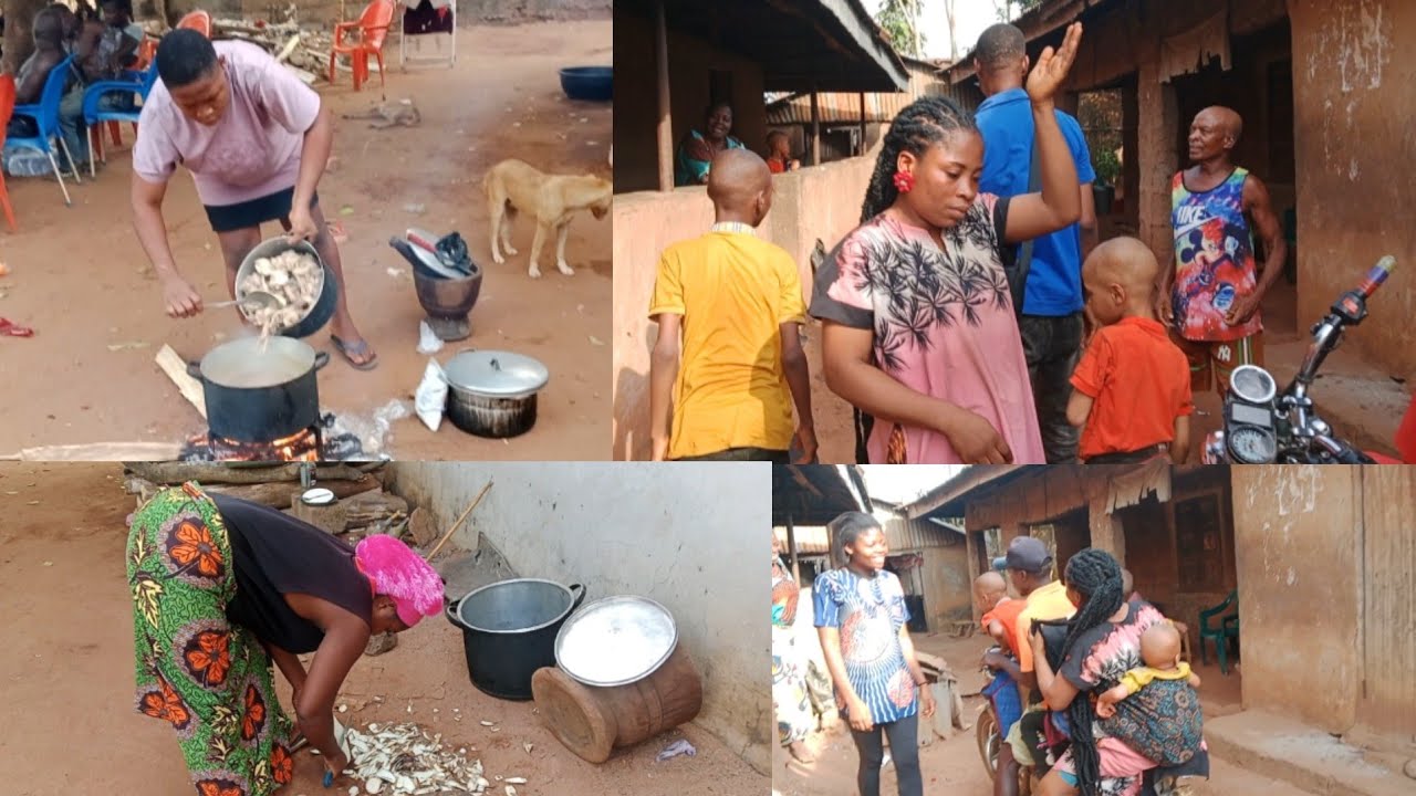 MEET MY FAMILY|I TOOK OVER THE KITCHEN|HOW MY CO-WIFE FAMILY CAME FOR OMUGWO RITUAL