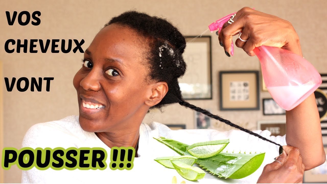 LEAVE-IN POUR LA POUSSE⎜A BASE D'ALOE VERA !