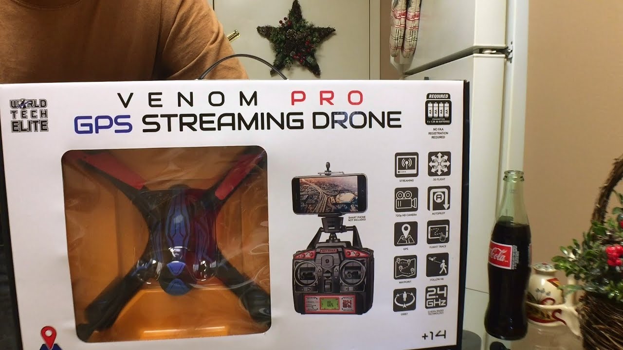 Unboxing Venom Pro GPS Streaming Drone