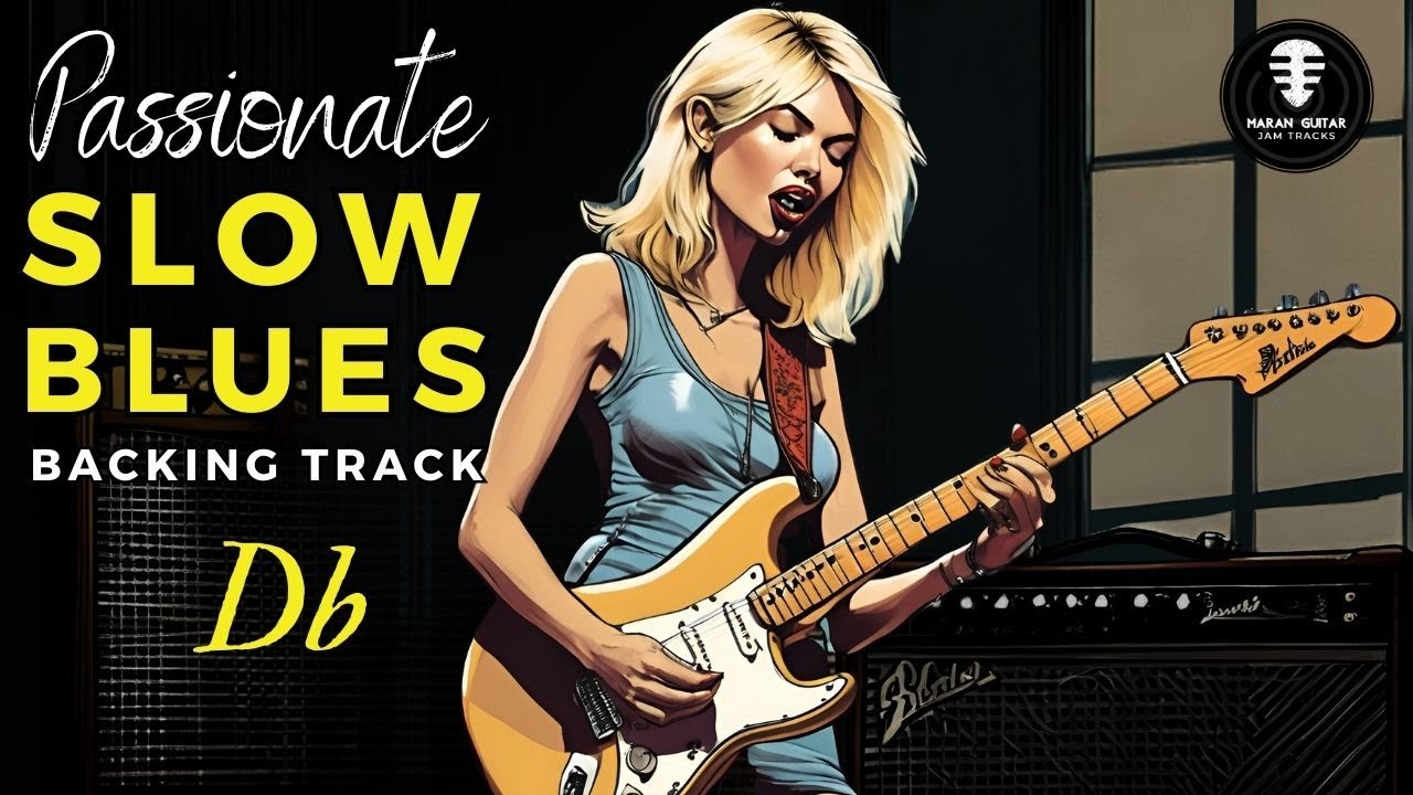 Slow Blues Masters Use THIS Passionate Backing Track to Get Ahead - Jam in Db
