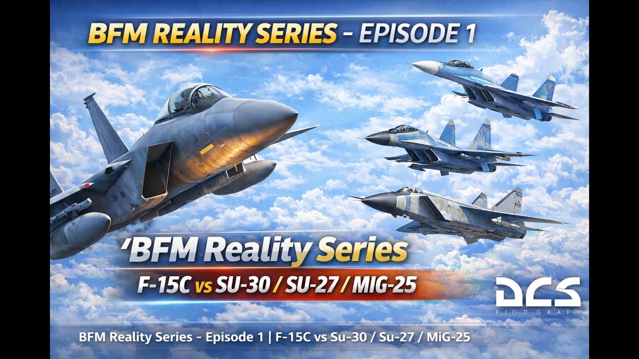 DCS F-15C BFM vs Su-27 | Energy Management & Fighter Fundamentals