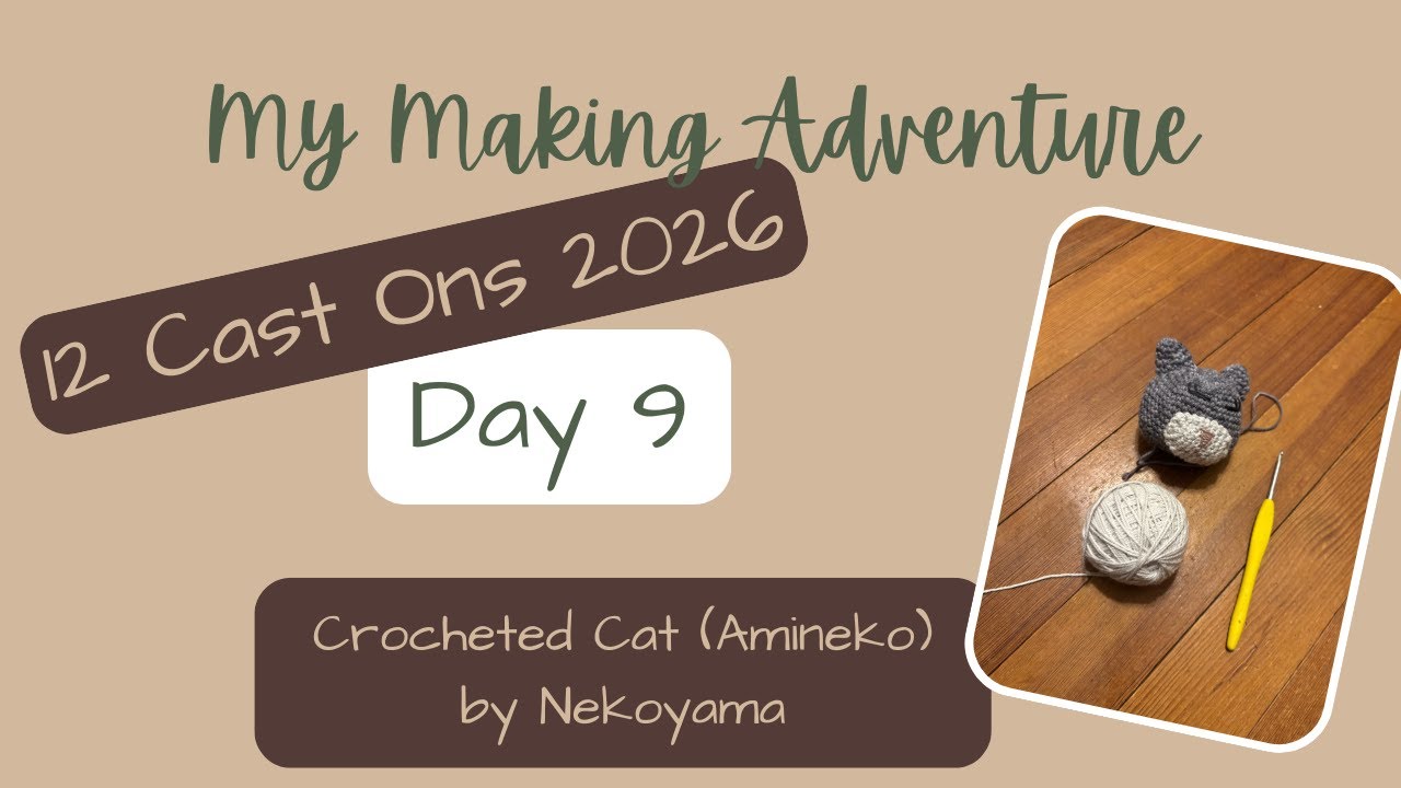 12 Cast Ons | Day 9 | Crocheted Cat
