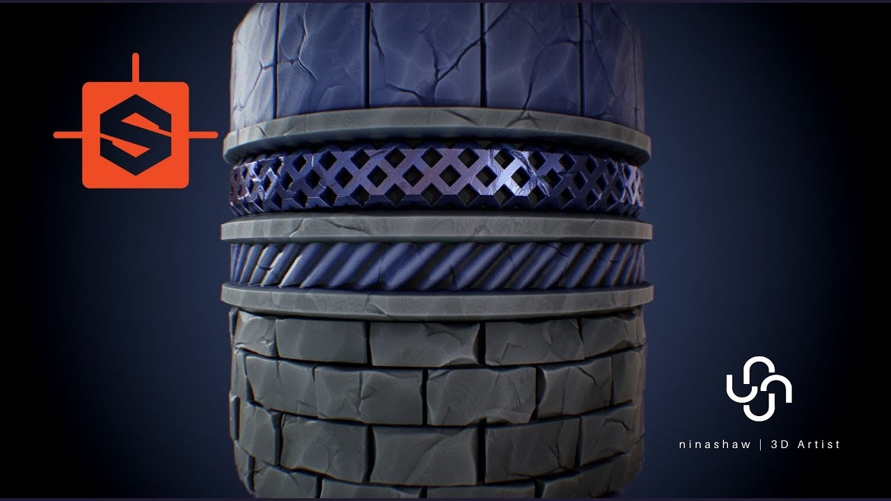 Stylized Trim Textures | Substance Designer Tutorial