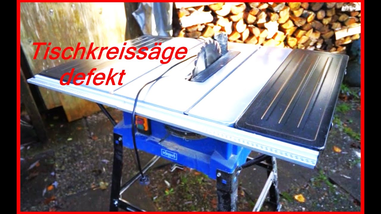 Tischkreissäge defekt? Tipp, Scheppach Tischkreissäge HS110, Kreissäge, Kohlestifte, Kohlebürsten