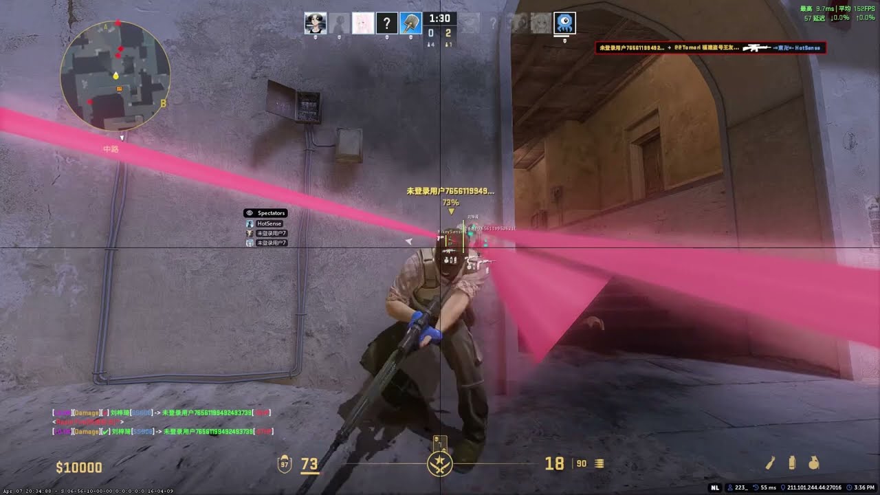 breaking resolvers with godmode anti-aim in #CS2 HvH #2 | ft. NeverLose.cc