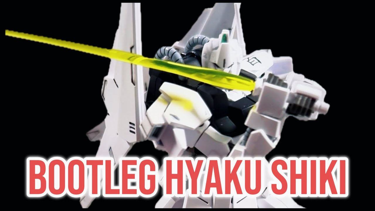 Полуокрашенный белый Хяку Шики?! Обзор пиратской версии Gunpla!