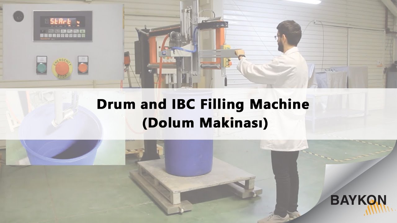 Baykon Drum and IBC Filling Machine (Dolum Makinası)