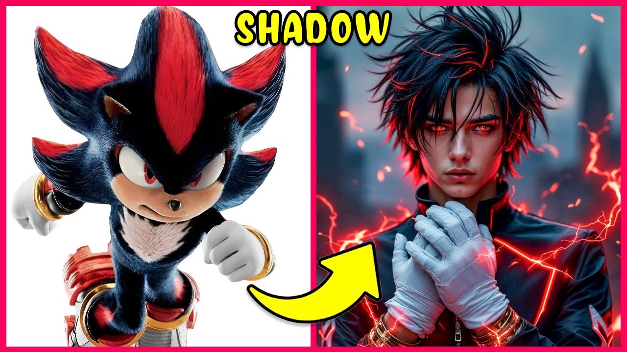 🦔 Personaggi di Sonic The Hedgehog 3 come Umani + 🔊 Quiz di Sonic