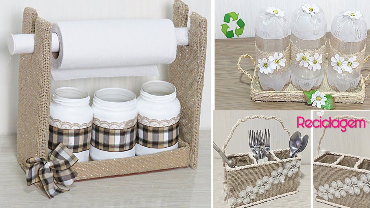 ORGANIZADOR DE COZINHA PORTA CONDIMENTO E PAPEL TOALHA - FAÇA VC mesmo do Lixo ao Luxo