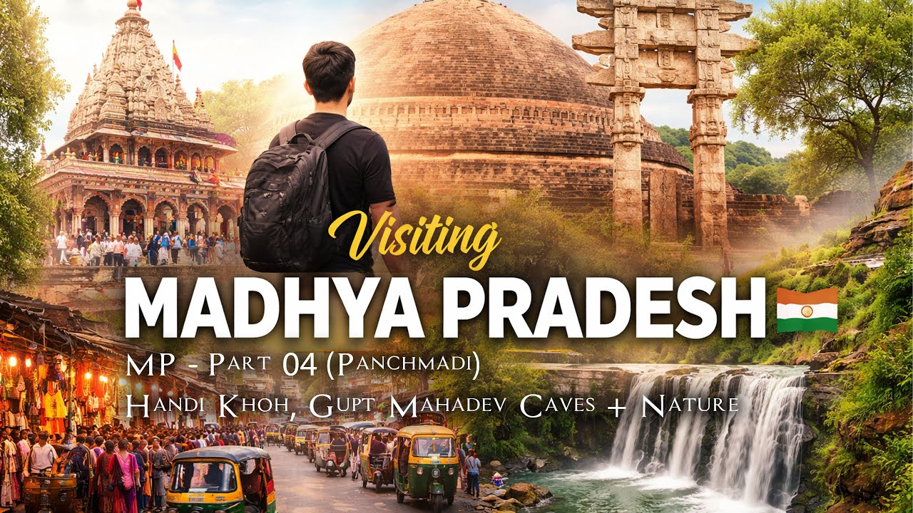 MP – Part 04 | Panchmarhi – Handi Khoh, Gupt Mahadev Caves 🙏 & Nature