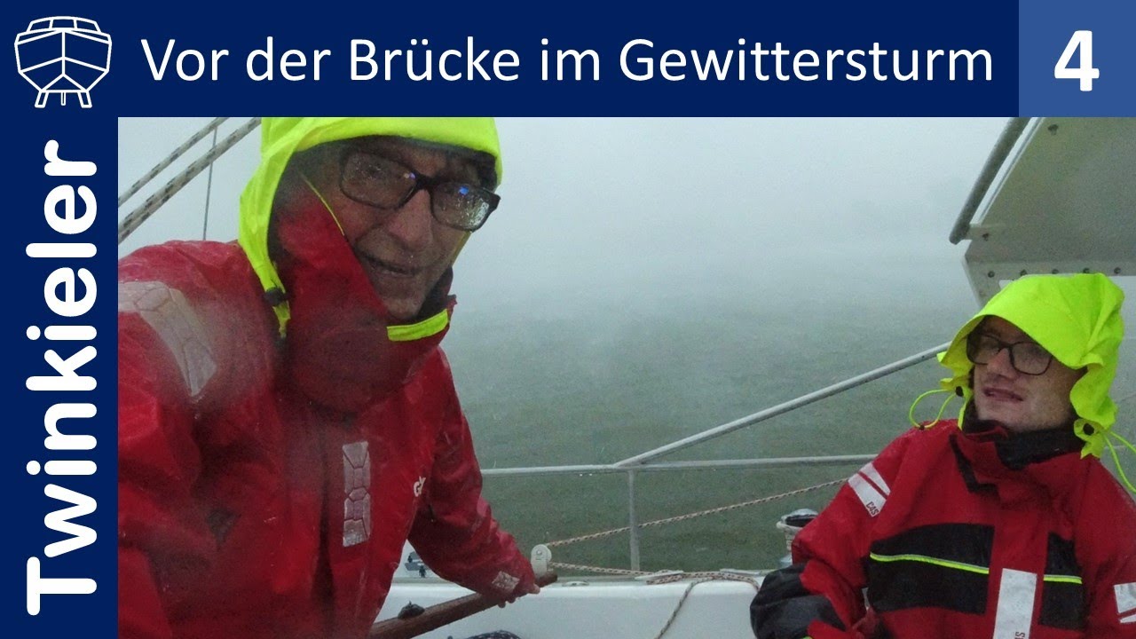 Vor der Brücke im Gewittersturm + SOMMERTÖRN SCHWEDEN + Lauterbach bis Stettiner Haff