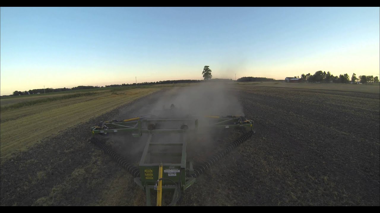 Kelly Diamond Harrow 30 ft @ 2013 Eager Farms Tillage and Field Day  Go Pro HD