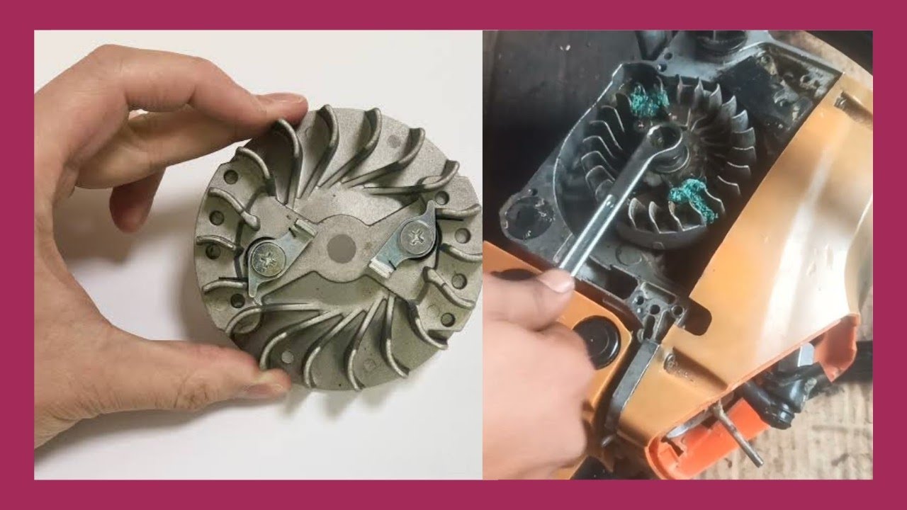 how to repair chainsaw | chainsaw flywheel removing | magnet removing | replace magnet oil seal