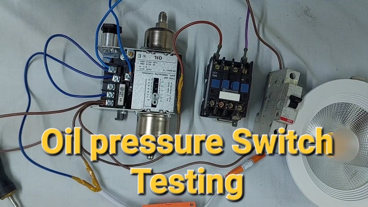 Denfoss Oil Pressure Switch Testing  ড্যানফস অয়েল প্রেসার সুইচ টেস্টিং