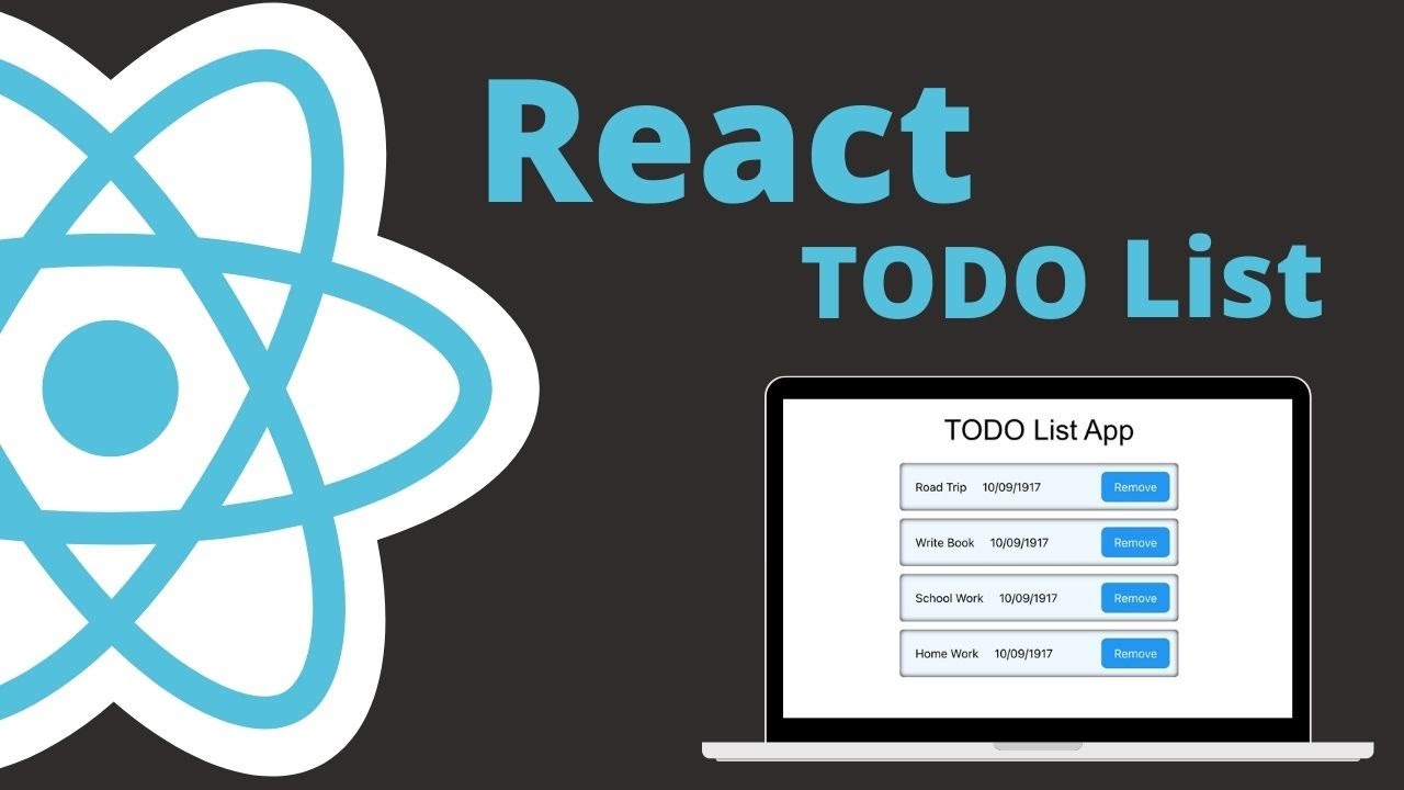 TODO List App in React.js | JavaScript | React | Nodejs | Learn React |