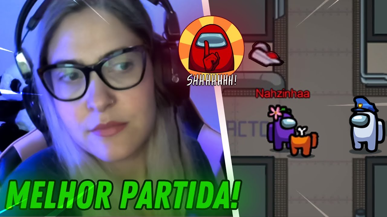 NAHZINHA VOLTOU JOGAR AMONG US E AMASSOU DE IMPOSTOR!! AMONG US MUDOU?!