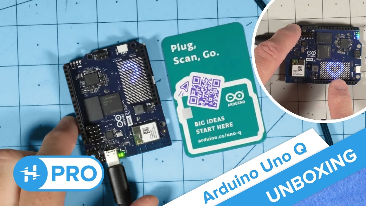 Два месяца с Arduino Uno Q: Hackster PRO Джереми Кук // Начало работы