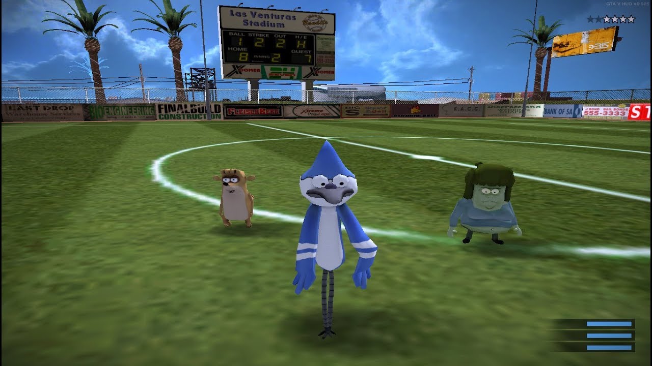 Gta San Andreas REGULAR SHOW Skin Pack V1