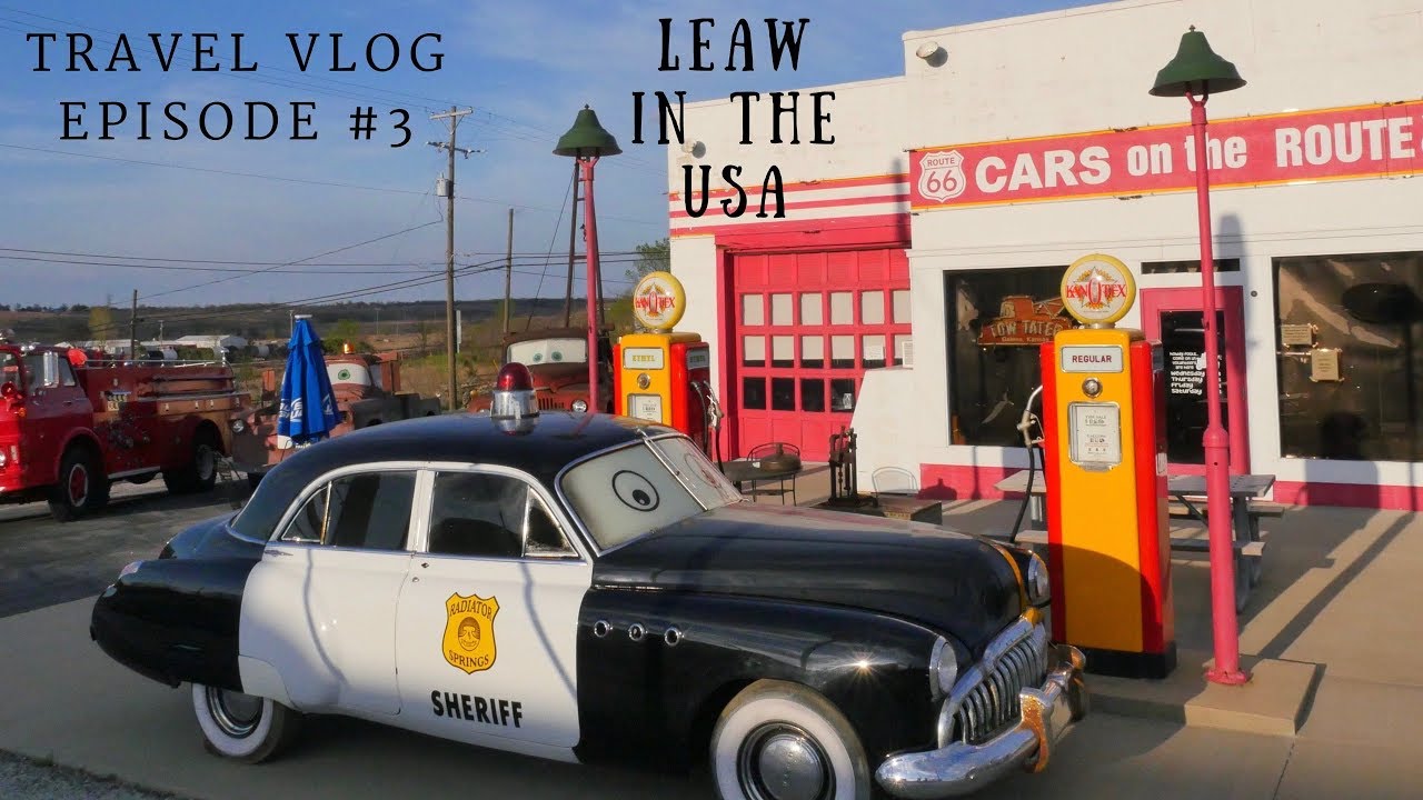 Cars on Route 66 - Blue Whale Catoosa - Missouri Kansas Oklahoma in one day - LeAw in the USA //Ep.3