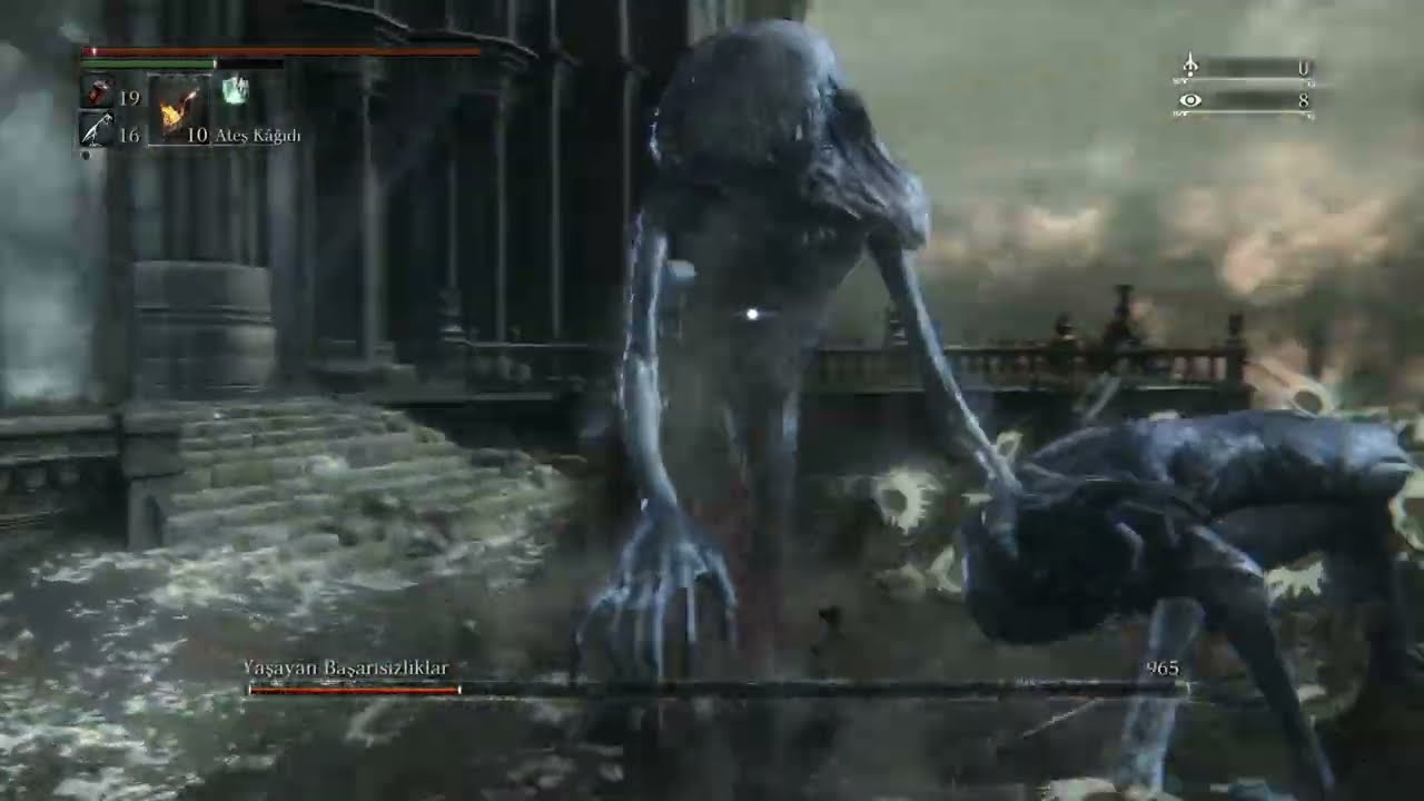 Bloodborne Living Failures Boss Fight