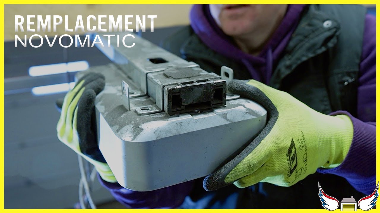 Guide d'installation d'un moteur de porte de garage : remplacement d'une tête motrice Novomatic
