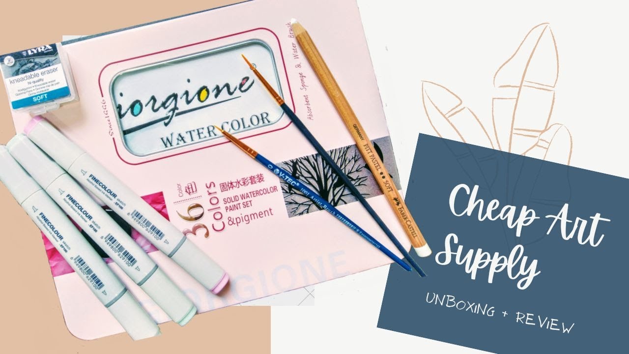 Unboxing Art Supply Murah untuk Pemula + Review Giorgione Watercolor, Kualitas Terbaik