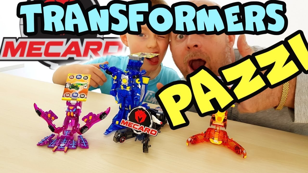 Transformers MECARD, fantastici trasformazioni da pazzi!!Giochi e sfide divertenti!!