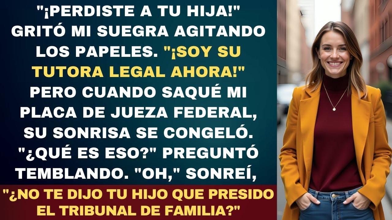 Mi Suegra Me Quitó La Custodia De Mi Hija, Pero No Sabía Que Yo Era Jueza Federal