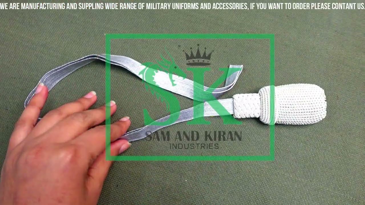 ROYAL NAVY OFFICER SWORD KNOT SILVER BRITISH ARMY SWORD KNOT SUPPLIERS.