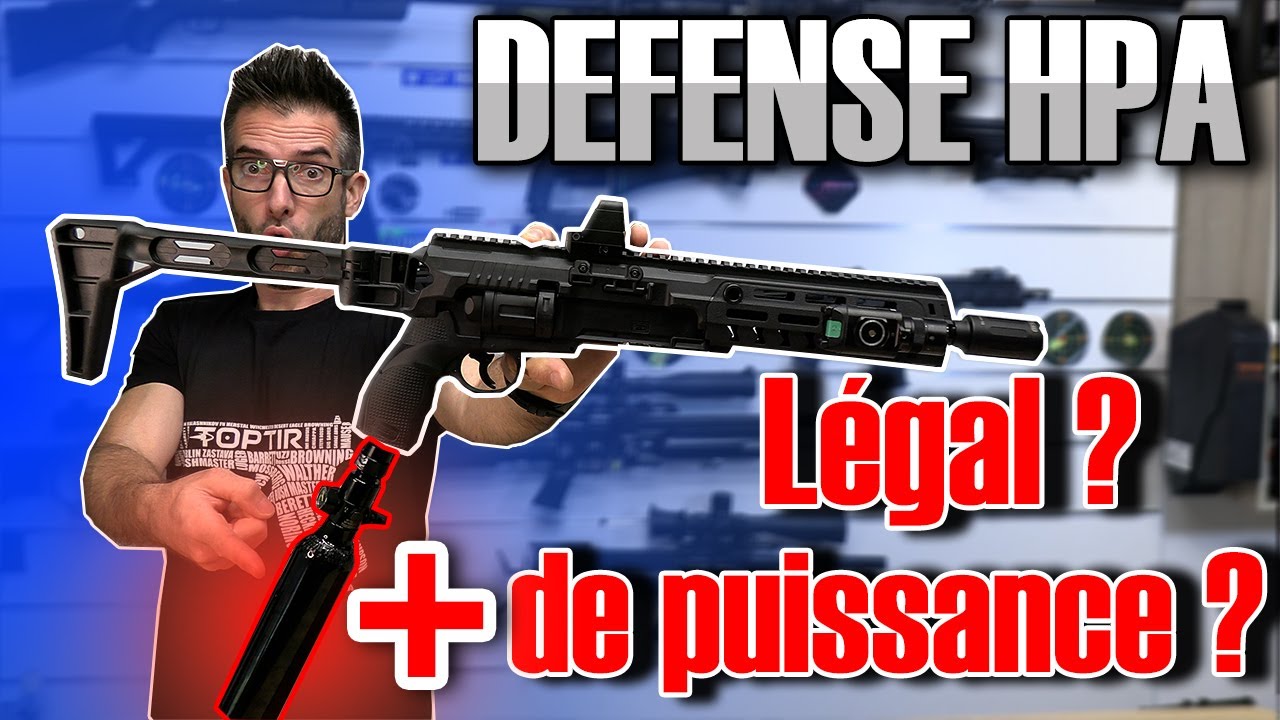 Convertir son arme de défense à balle caoutchouc TR 50 T4E en HPA, légalement ?
