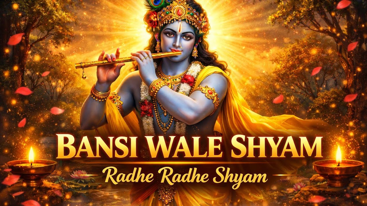 Bansi Wale Shyam Radhe Radhe Shyam ❤️ | Beautiful Krishna Bhajan | Temple Kirtan