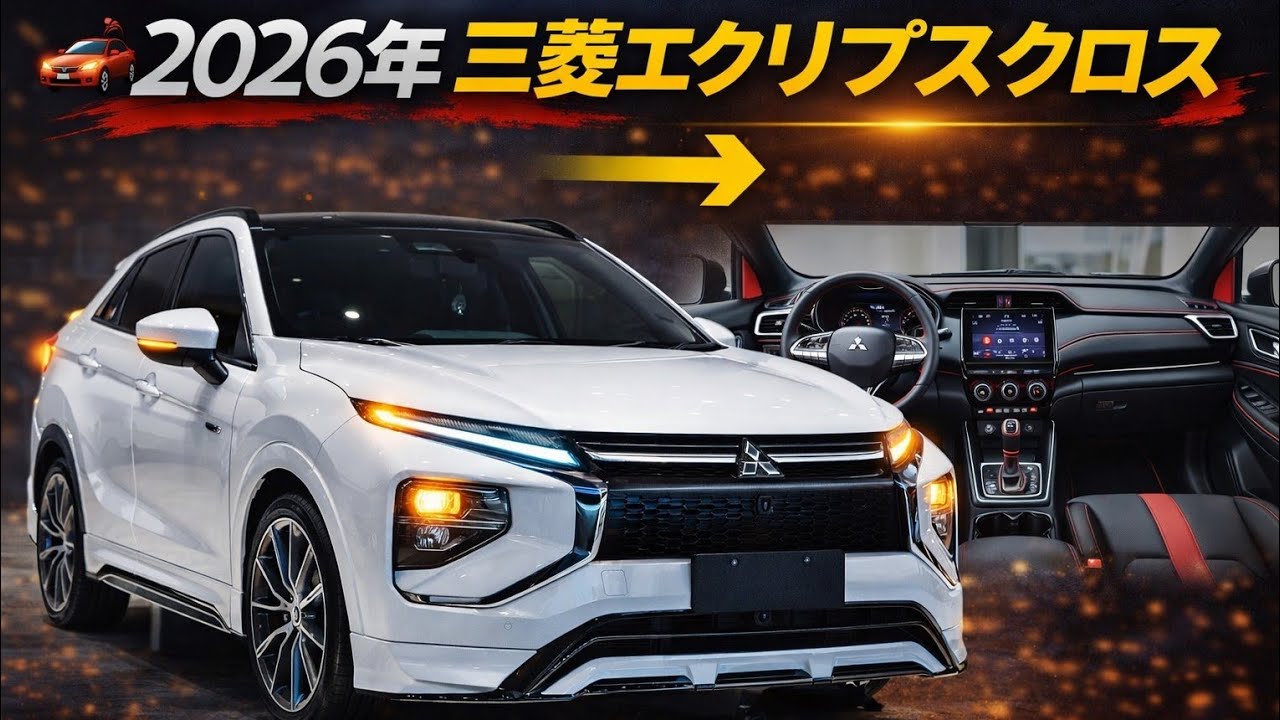 2026年 三菱エクリプスクロス – 究極のコンパクトSUV登場！」 🚗✨