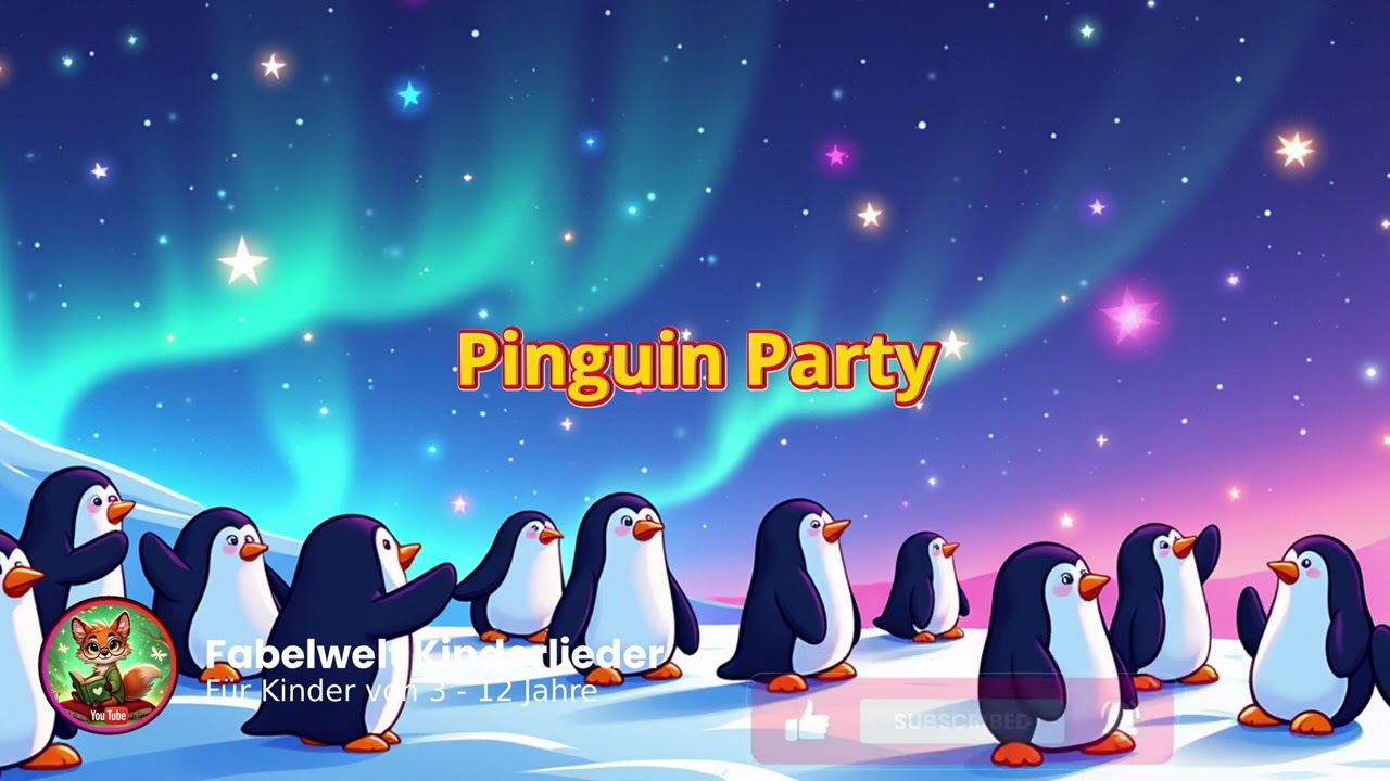 🐧🎉 Pinguin-Party – Lustiges Kinderlied zum Mitsingen & Tanzen | Kinder-Disco Song 🎶