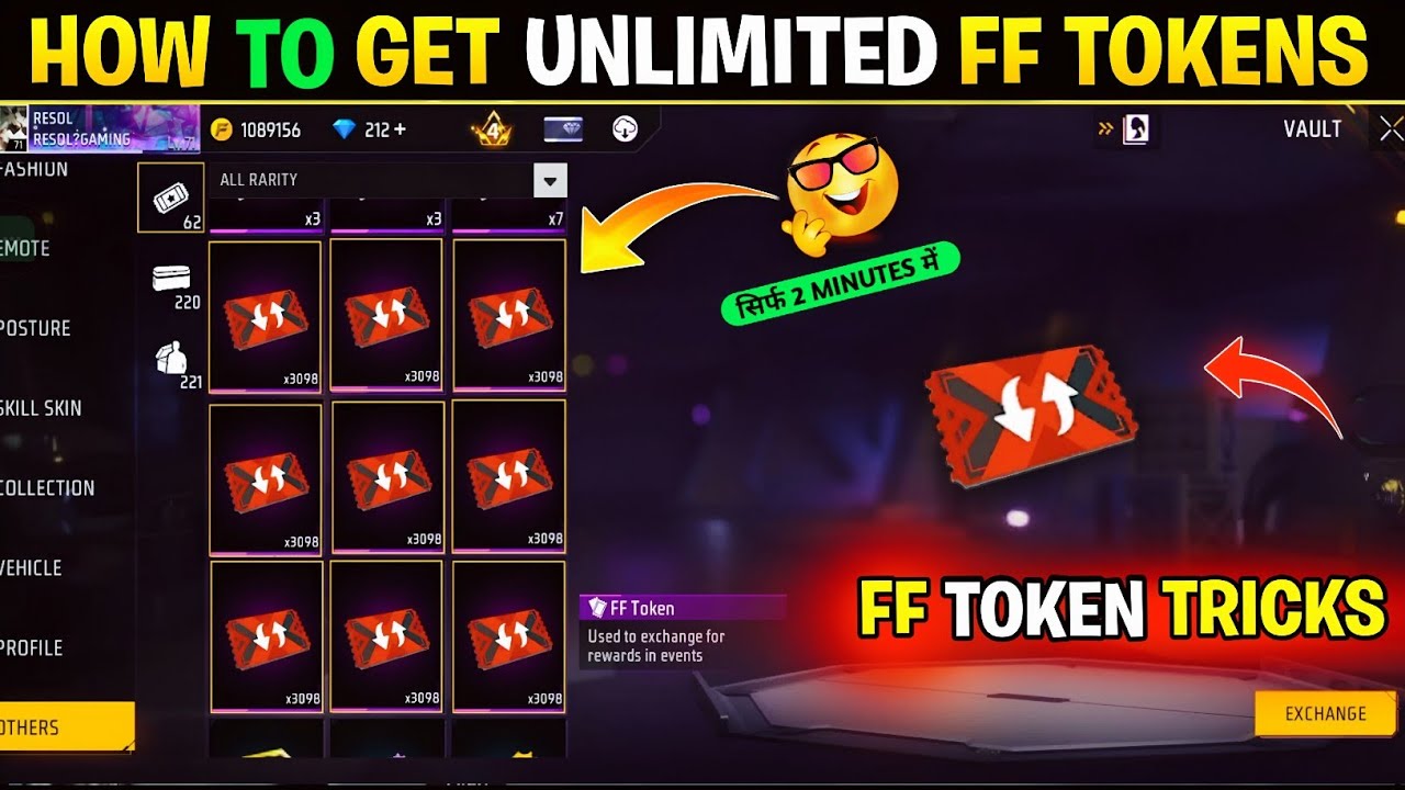 How to get Unlimited Ff Token in Free Fire🤯💥| Free Me Unlimited Ff Token Kaise Le | Ff Token Update