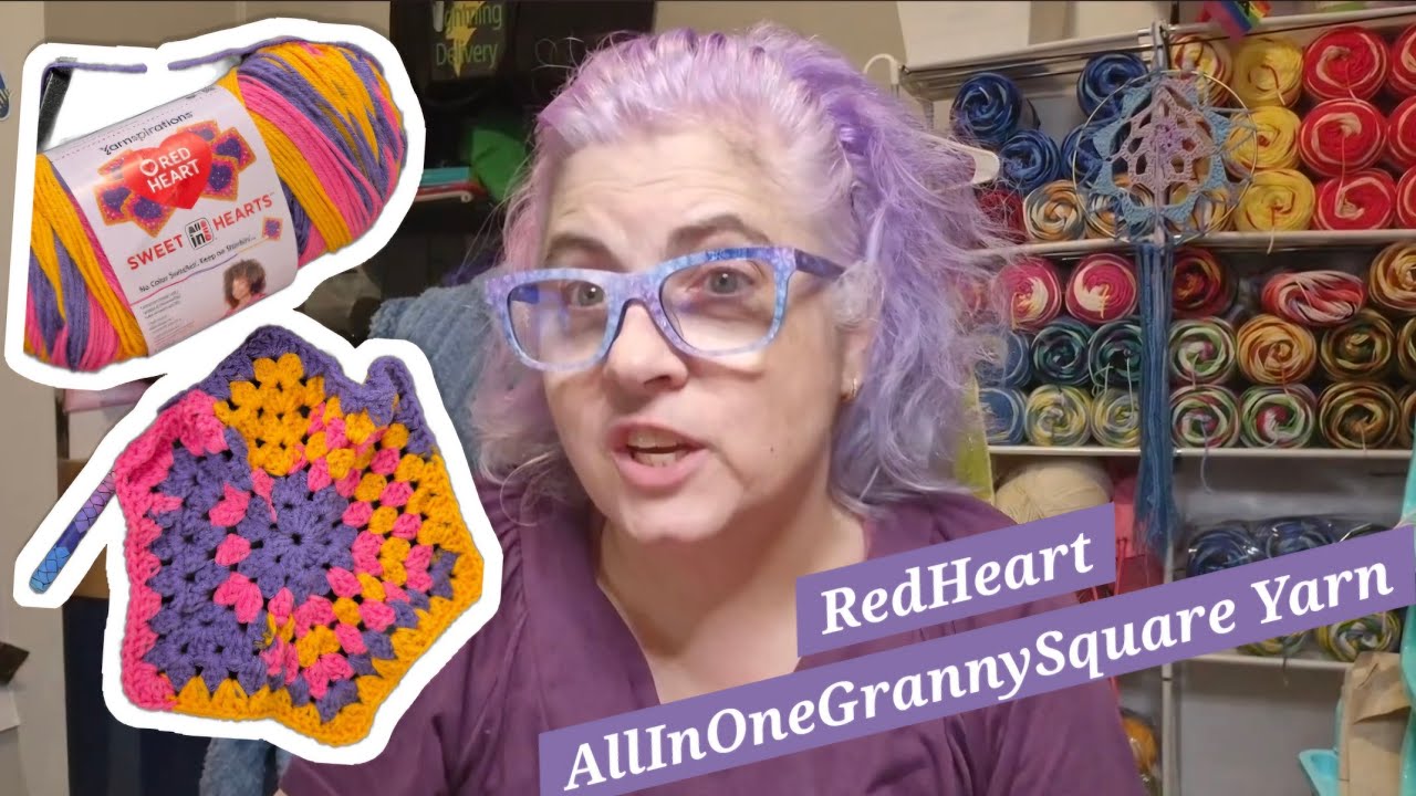 #RHAIOGSY #JesterHat #SweetHearts #AllInOneGrannySquareYarn